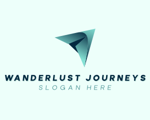 Paper Plane - Forwarding Plane Freight logo design