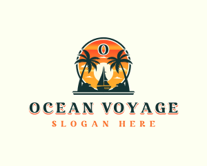 Sail Cruise Travel logo design