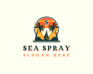 Sail Cruise Travel logo design