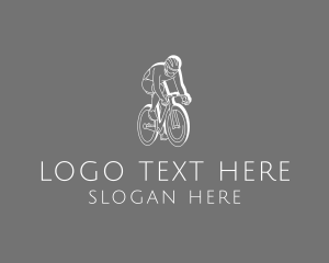 Bike - Biking Cyclist Sports logo design