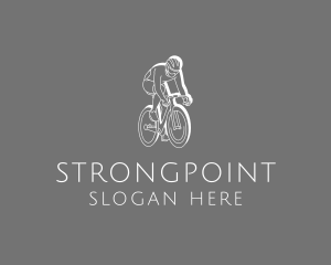 Biking Cyclist Sports  Logo