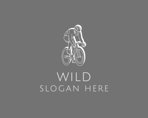 Biking Cyclist Sports  Logo