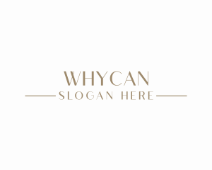 Elegant Minimalist Wordmark Logo