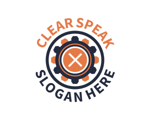 Gear Cog Mechanic Logo