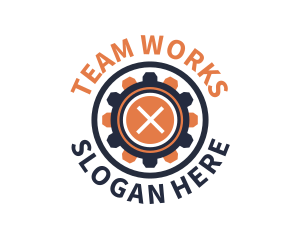 Crew - Gear Cog Mechanic logo design