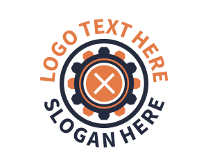 Cog - Gear Cog Emblem logo design
