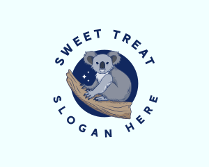 Marsupial Koala Bear logo design