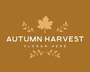 Autumn Leaf Nature logo design