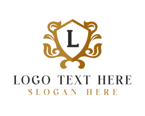 Deluxe - High End Ornament Crest logo design