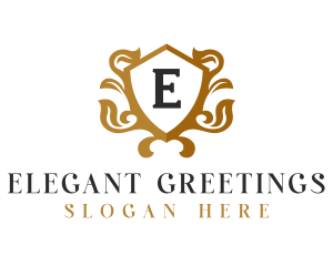 High End Ornament Crest logo design