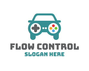 Car Gaming Controller logo design