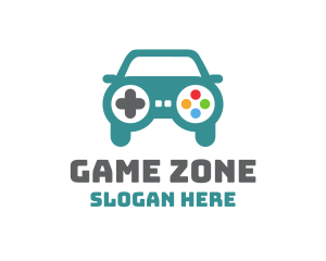 Car Gaming Controller logo design