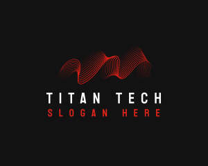 Tune Wave Tech Sound logo design