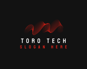 Tune Wave Tech Sound logo design