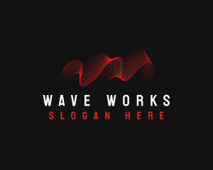 Tune Wave Tech Sound logo design