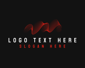 Abstract - Wave Tech Sound logo design