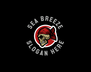 Sailor - Sailor Pirate Skull logo design