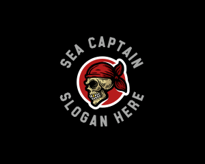 Sailor - Sailor Pirate Skull logo design