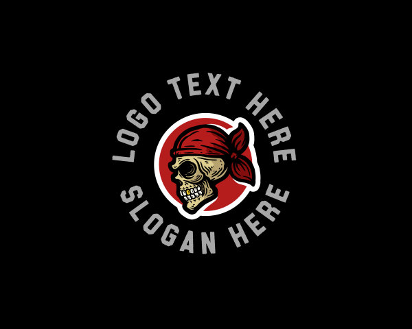 Sailor - Sailor Pirate Skull logo design