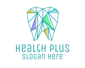 Geometric Dentist Tooth  logo design