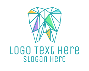 Tooth - Geometric Dentist Tooth logo design