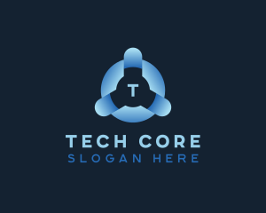 Software Tech Cyber logo design