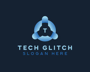 Software Tech Cyber logo design