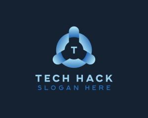 Software Tech Cyber logo design