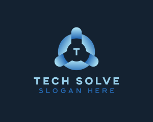 Software Tech Cyber logo design