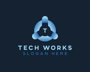 Software Tech Cyber logo design