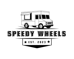 Van - Food Truck Van logo design