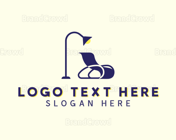 Lamp Chair Decor Logo