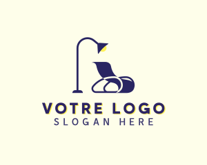 Lamp Chair Decor Logo