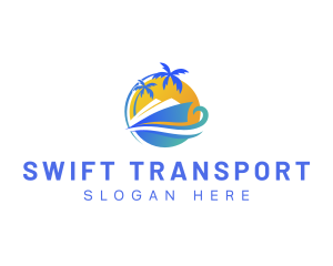 Travel Cruise Transportation logo design