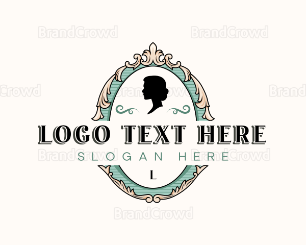 Salon Frame Hairdresser Logo