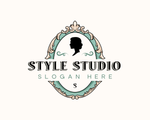 Salon Frame Hairdresser logo design