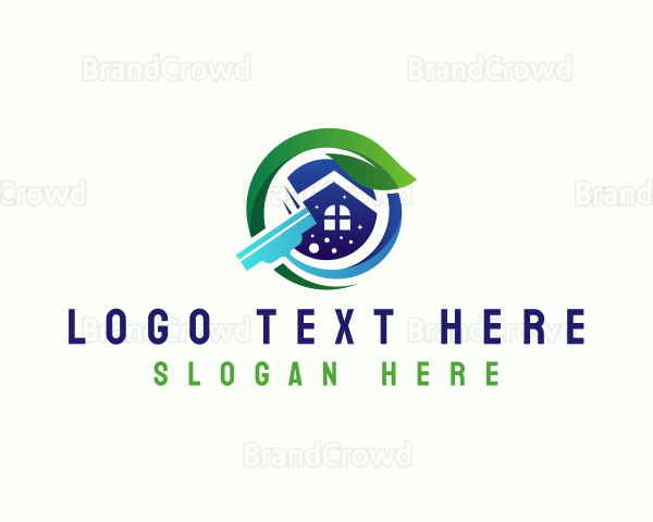 Eco House Cleaning Logo