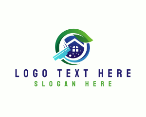 Leaf - Eco House Cleaning logo design