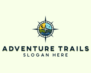 Outdoor Adventure Compass logo design