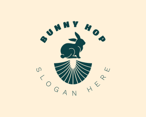 Cute Bunny Rabbit logo design