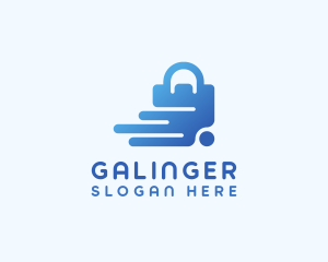 Supermarket - Online Shopping Bag logo design
