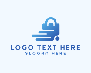 Shopping Delivery - Online Shopping Bag logo design