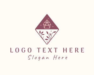 Gemstone - Leaf Jewelry Boutique logo design