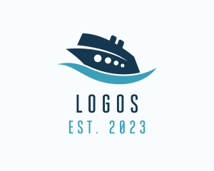 Naval - Shipyard Marine Ship logo design
