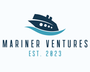 Shipyard Marine Ship  logo design