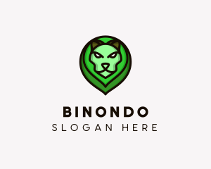 Strength - Wildlife Lion Head logo design