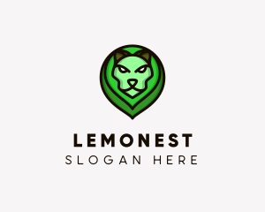 Conservation - Wildlife Lion Head logo design