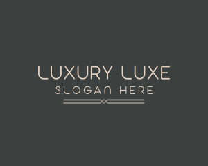 Classy Luxury Business logo design