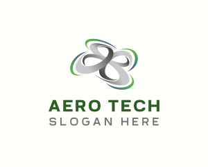 Drone Tech Quadcopter logo design