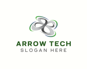 Drone Tech Quadcopter logo design